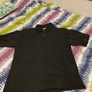 Mens silk sz large polo shirt